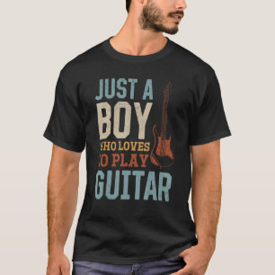 Gewoon Een Jongen Die Van Gitaar Spelen Houdt - Gi T-shirt