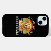 Gewoon Een Jongen Die Van Golden Retrievers Houdt Case-Mate iPhone Case (Achterkant (horizontaal))
