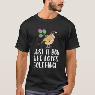 Gewoon een jongen die van Goldfinch houdt T-shirt