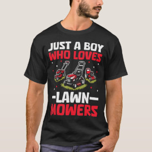 Gewoon Een Jongen Die Van Grasmaaier Peuters Boerd T-shirt