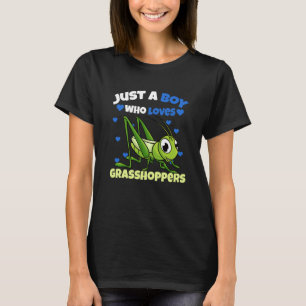 Gewoon een jongen die van Grasshoppers houdt T-shirt