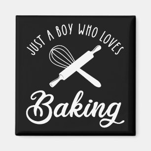 Gewoon een jongen die van het baken houdt magneet