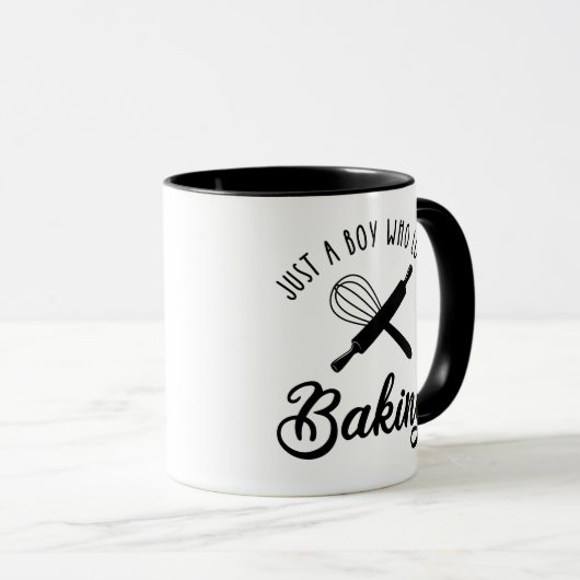 Gewoon een jongen die van het baken houdt mok (Voorkant rechts)