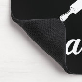 Gewoon een jongen die van het baken houdt muismat (Hoek)