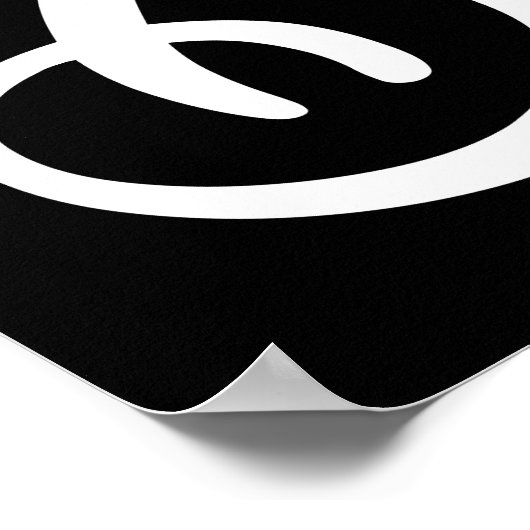 Gewoon een jongen die van het baken houdt poster (Hoek)