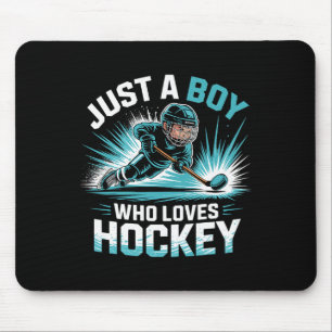 Gewoon Een Jongen Die Van Hockey Houdt _1 Muismat