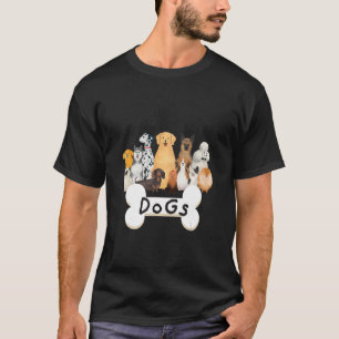 Gewoon een jongen die van Honden houdt - Stomme en T-shirt