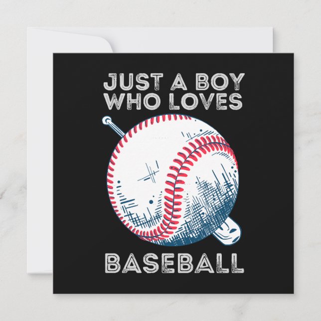 Gewoon een jongen die van honkbal houdt (Voorkant)