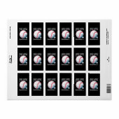 Gewoon een Jongen Die van Honkbal Houdt Etiket (Full Sheet)