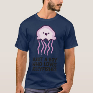 Gewoon een jongen die van Jellyfishes houdt T-shirt