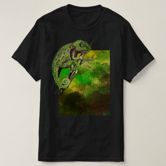 Gewoon een jongen die van kameleons houdt t-shirt (Design voorkant)