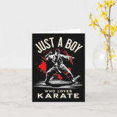 Gewoon een jongen die van karate houdt - Dynamic M Kaart (Gele Bloem)