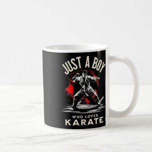 Gewoon een jongen die van karate houdt - Dynamic M Koffiemok