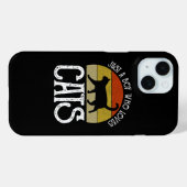 Gewoon Een Jongen Die Van Katten Houdt Case-Mate iPhone Case (Achterkant (horizontaal))
