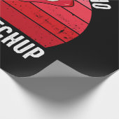 Gewoon een jongen die van ketchup houdt cadeaupapier (Hoek)