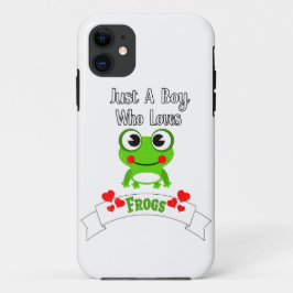 Gewoon een jongen die van kikkers houdt | Wereldki Case-Mate iPhone Case