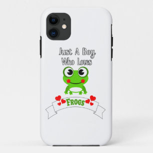 Gewoon een jongen die van kikkers houdt Wereldki Case-Mate iPhone Case