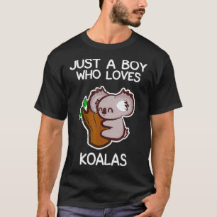 Gewoon een jongen die van Koalas Funny Koala Lover T-shirt