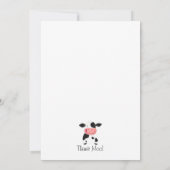 Gewoon een jongen die van Koe houdt Kaart (Achterkant)