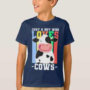 Gewoon een jongen die van Koe houdt T-shirt