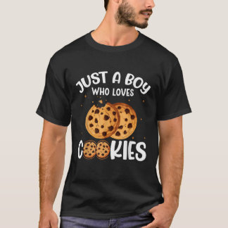 Gewoon een jongen die van koekjes houdt t-shirt