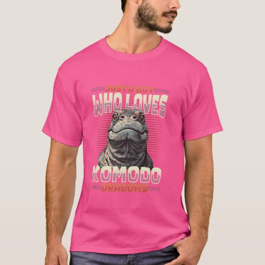 Gewoon een jongen die van Komodo Dragons houdt T-shirt (Voorkant)