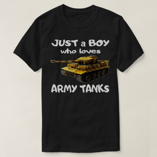 Gewoon een jongen die van militaire tanks houdt, D (Design voorkant)