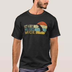 Gewoon een jongen die van muizenmuis houdt t-shirt