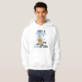 Gewoon een jongen die van Otters houdt. Hoodie (Voorkant volledig)