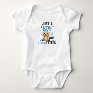 Gewoon een jongen die van Otters houdt. Romper