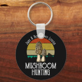 Gewoon een jongen die van paddenstoeljacht houdt - sleutelhanger (Voorkant)