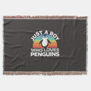Gewoon een jongen die van pinguïns houdt deken