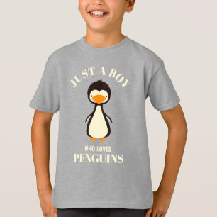 Gewoon een jongen die van Pinguïns houdt T-shirt