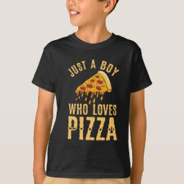 Gewoon een jongen die van Pizza houdt T-shirt