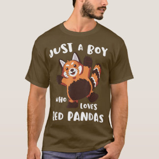 Gewoon een jongen die van Red Pandas houdt... Kind T-shirt