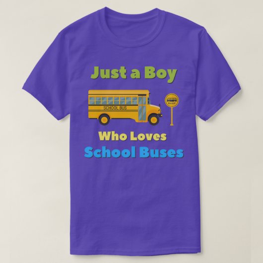 Gewoon een jongen die van school houdt 11 t-shirt (Design voorkant)