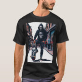 Gewoon een jongen die van Skateboarden houdt T-shirt (Voorkant)