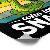 Gewoon Een Jongen Die Van Slangen Houdt Grappige S Poster (Hoek)