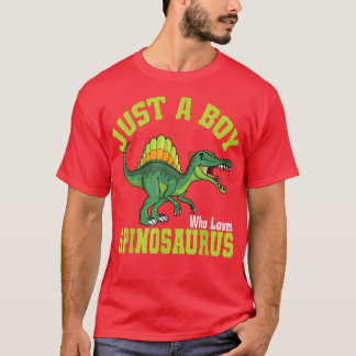 Gewoon een jongen die van Spinosaurus houdt, ik Ki T-shirt