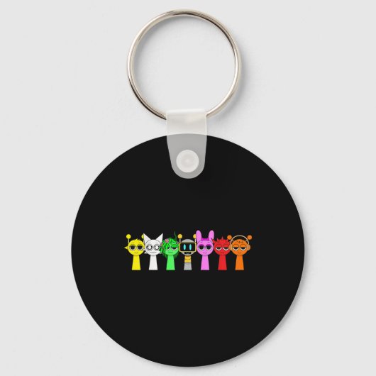 Gewoon Een Jongen Die Van Sprunky Grappige Sprunky Sleutelhanger (Voorkant)
