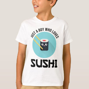 Gewoon een jongen die van Sushi houdt T-shirt