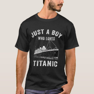 Gewoon een jongen die van Titanic Titanic Classic  T-shirt