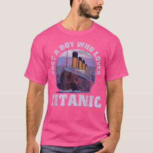 Gewoon een jongen die van Titanic Titanic Classic  T-shirt