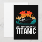 Gewoon een jongen die van Titanic twee houdt Save The Date (Voorkant / Achterkant)