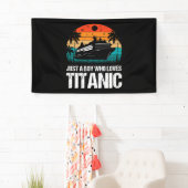 Gewoon een jongen die van Titanic twee houdt Spandoek (Insitu)