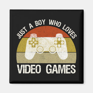 Gewoon Een Jongen Die Van Videogames Houdt Magneet