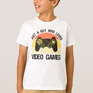 Gewoon Een Jongen Die Van Videogames Houdt T-shirt