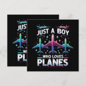 Gewoon een jongen die van vliegtuigen houdt (Voorkant / Achterkant)