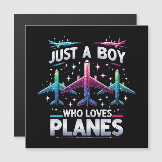 Gewoon een jongen die van vliegtuigen houdt (Voorkant / Achterkant)