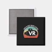 Gewoon Een Jongen Die Van Vr Leuke Virtuele Realit Magneet (Voorkant / Achterkant)
